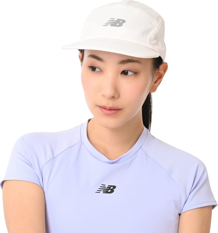New Balance Men's 5 Panel Performance Hat Pink Salt New Balance
