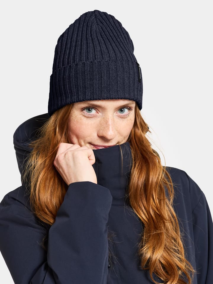 Didriksons Unisex Laken Beanie 3 Dark Night Blue Didriksons Didriksons Unisex Laken Beanie 3 Dark Night Blue Didriksons