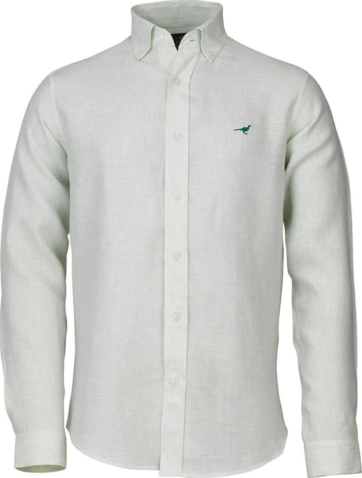 Men's Portofino Linen Shirt Green Laksen