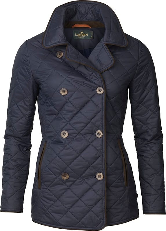 Laksen Women's Bath Quilted Jacket Navy Laksen