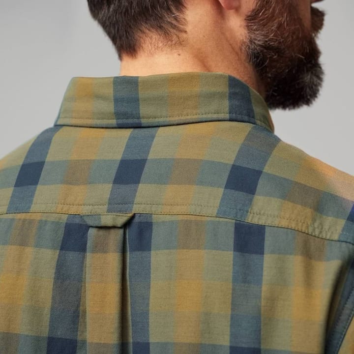 Fjällräven Lappland Mesh Shirt M Light Olive-Indigo Blue Fjällräven
