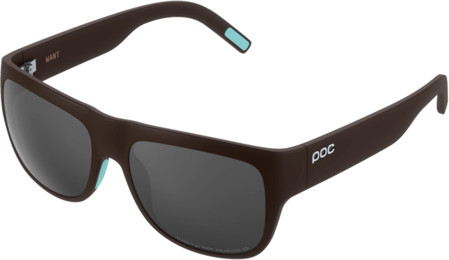 POC Want Bike Sunglasses Bronzite Brown/Clarity Universal/Sunny Turquoise POC
