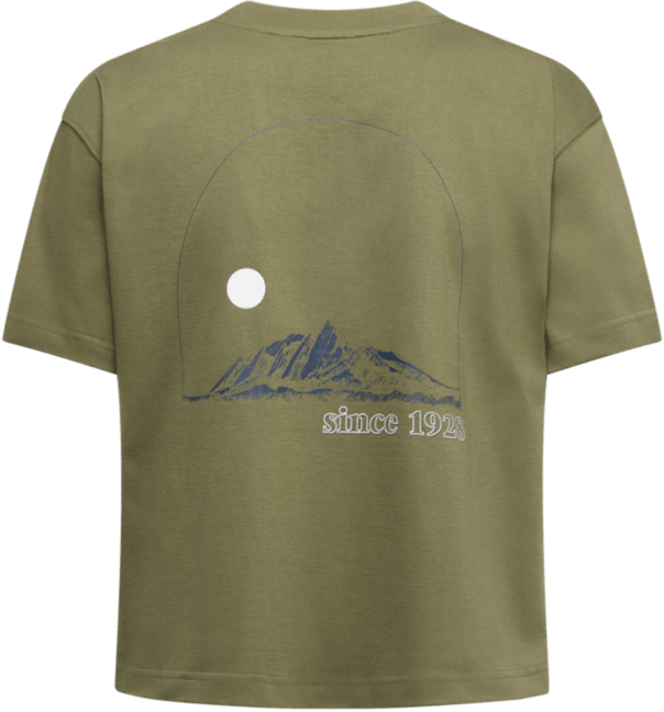 La Sportiva Women's Trilogy Crop T-Shirt Cypress/Chalk La Sportiva