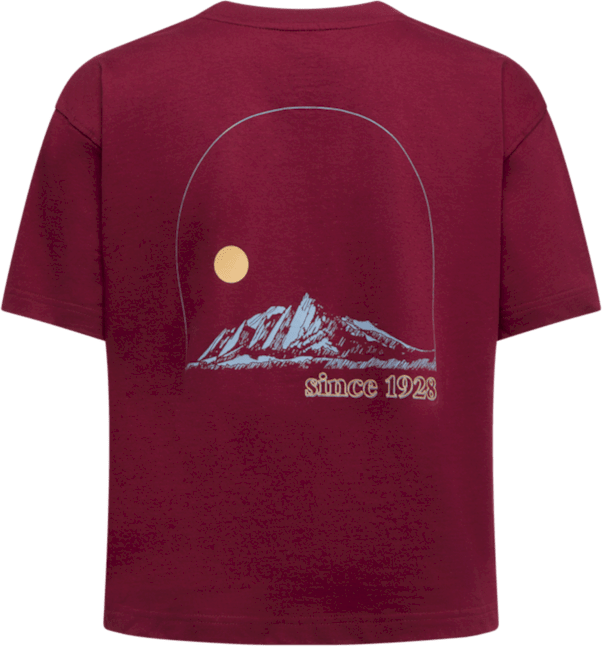 La Sportiva Women's Trilogy Crop T-Shirt Redwood/Limestone La Sportiva