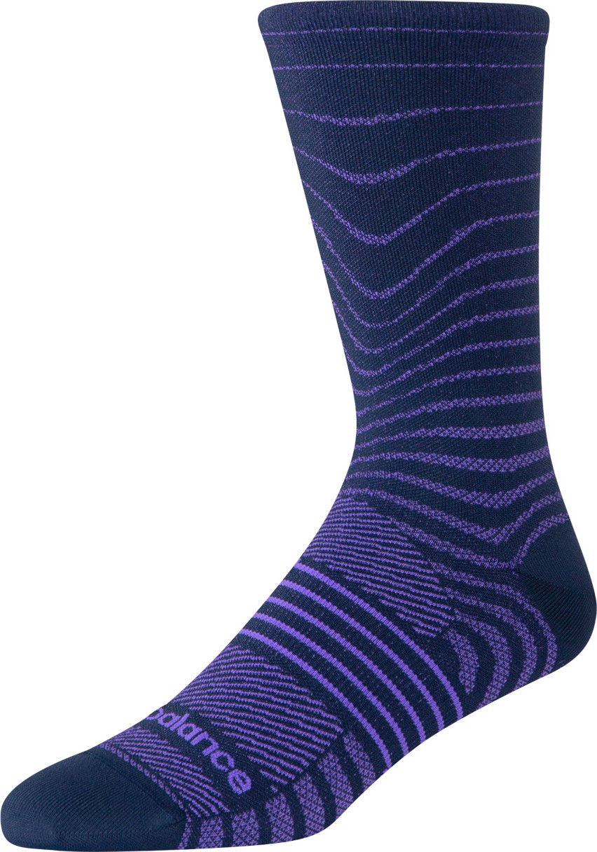 New Balance Pro Run Crew Socks 1 Pair Electric Indigo