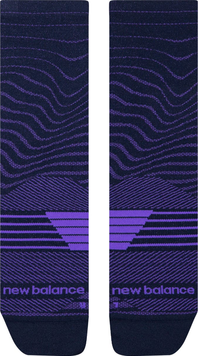 New Balance Pro Run Crew Socks 1 Pair Electric Indigo New Balance