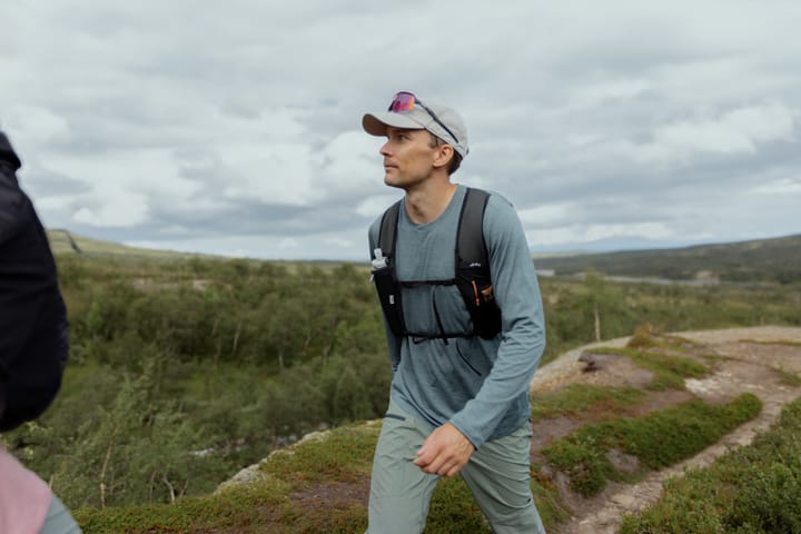 Lundhags Men's Tived Long Sleeve T-shirt Dark Sky Blue Lundhags
