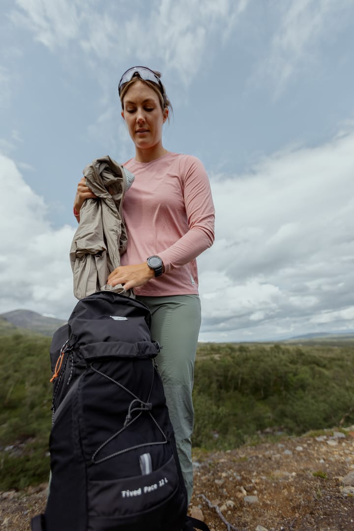 Lundhags Women's Tived Long Sleeve T-shirt Stone Pink Lundhags