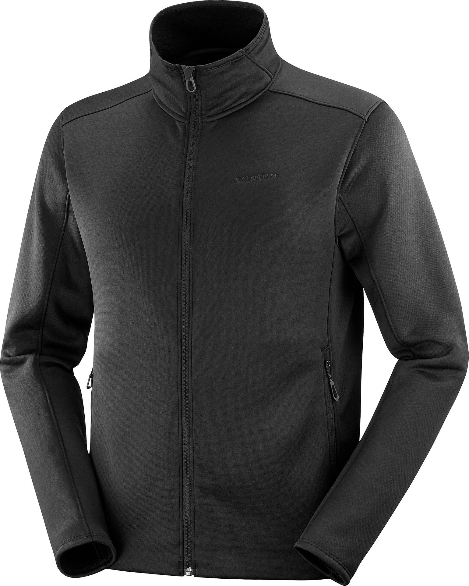 Salomon Outline Warm fleece Fz M Deep Black