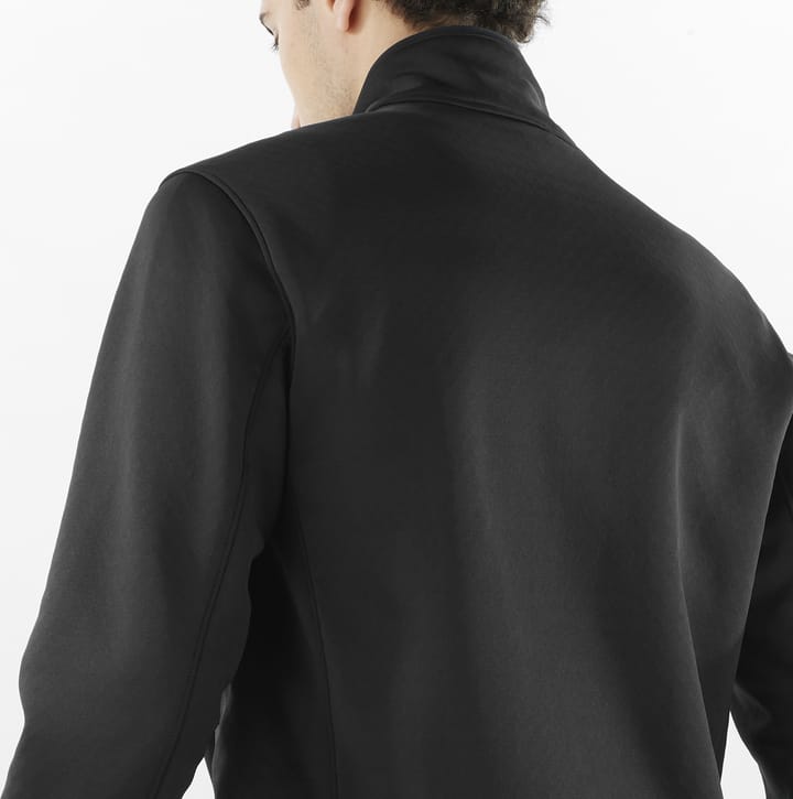 Salomon Outline Warm fleece Fz M Deep Black Salomon