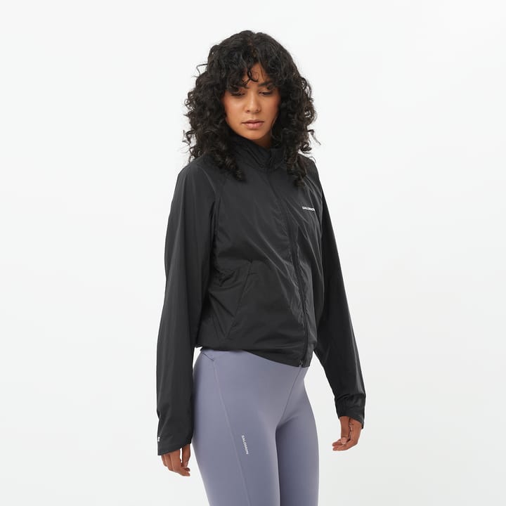 Salomon Women's SHAKEout FLY Jacket Deep Black Salomon Salomon Women's SHAKEout FLY Jacket Deep Black Salomon