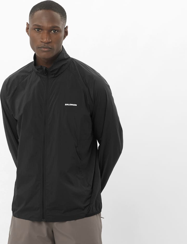 Salomon Men's SHAKEout FLY Jacket Deep Black Salomon Salomon Men's SHAKEout FLY Jacket Deep Black Salomon