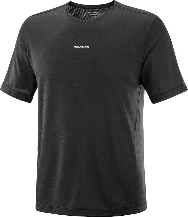 Salomon Men's Shkout Core Short Sleeve Tee Deep Black Salomon