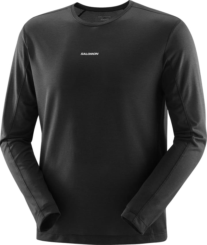 Salomon Men's Shkout Core Long Sleeve Tee Deep Black Salomon