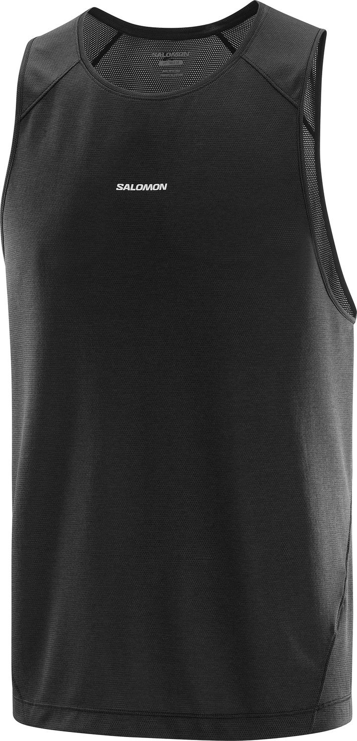 Salomon Men's Shkout Core Tank Deep Black Salomon