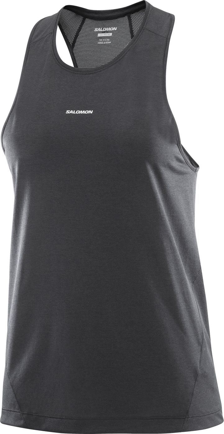 Salomon Women's Shkout Core Tank Deep Black Salomon