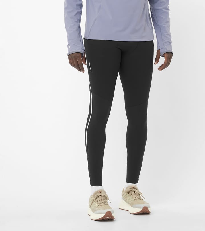 Salomon Men's Sense Aero Stow Tights Deep Black Salomon Salomon Men's Sense Aero Stow Tights Deep Black Salomon