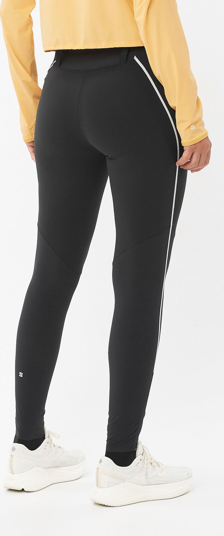 Salomon Women's Sense Aero Stow Tights Deep Black Salomon