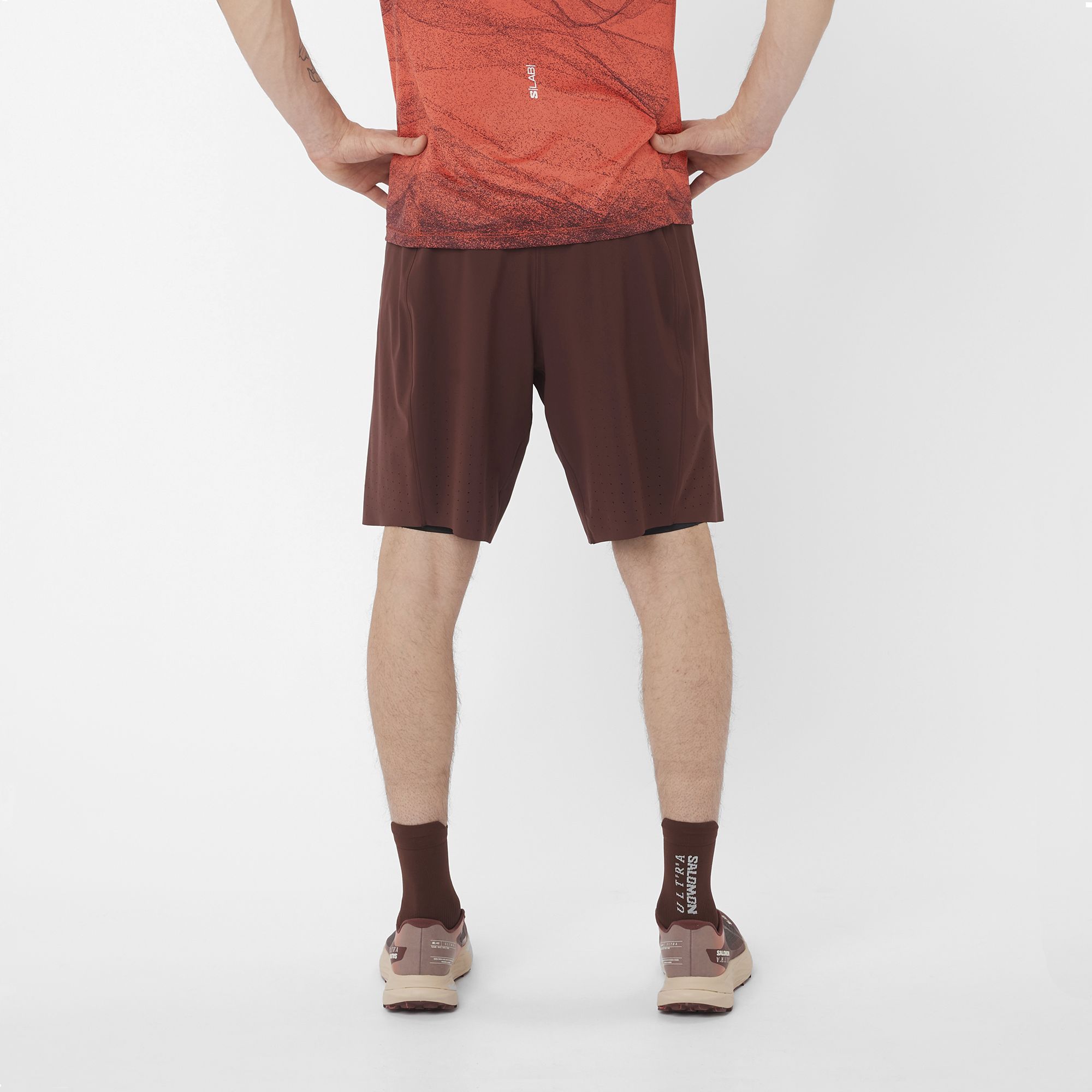 Salomon Men's S/Lab Salomon Ultra 2in1 Decadent Chocolate/Vanilla