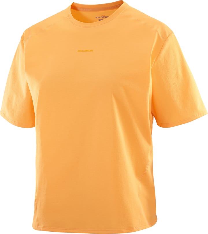 Salomon Women's Trackline Short Sleeve Tee Warm Apricot Salomon