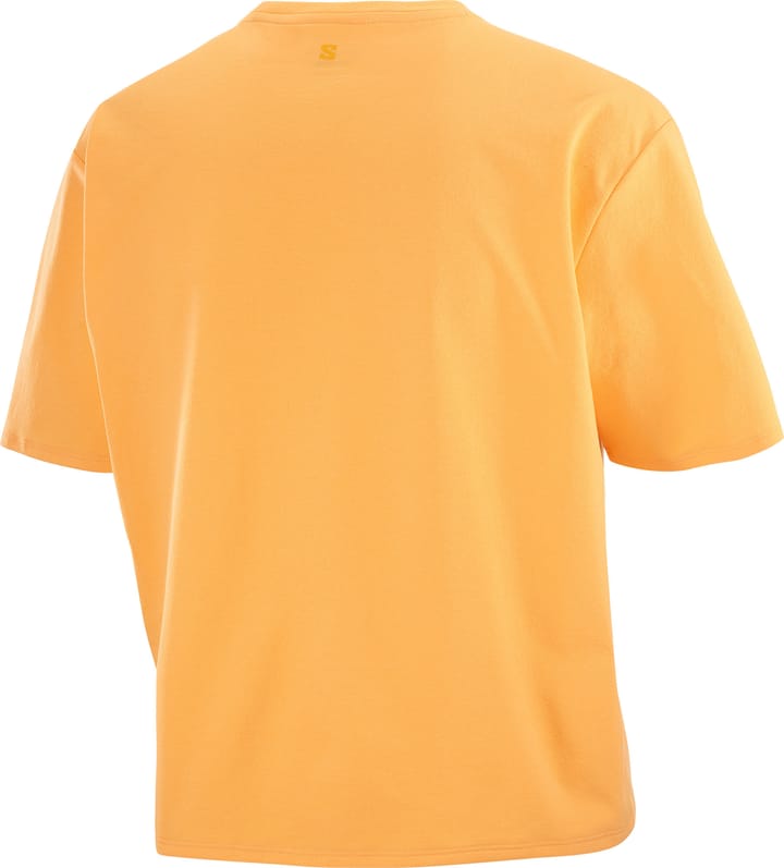 Salomon Women's Trackline Short Sleeve Tee Warm Apricot Salomon