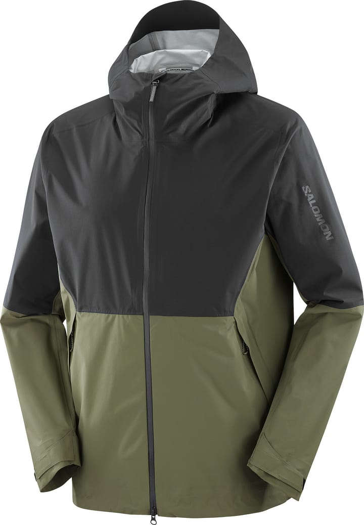 Salomon Outerpath 2.5l Wp Jkt M Deep Black/grape Leaf/ Salomon