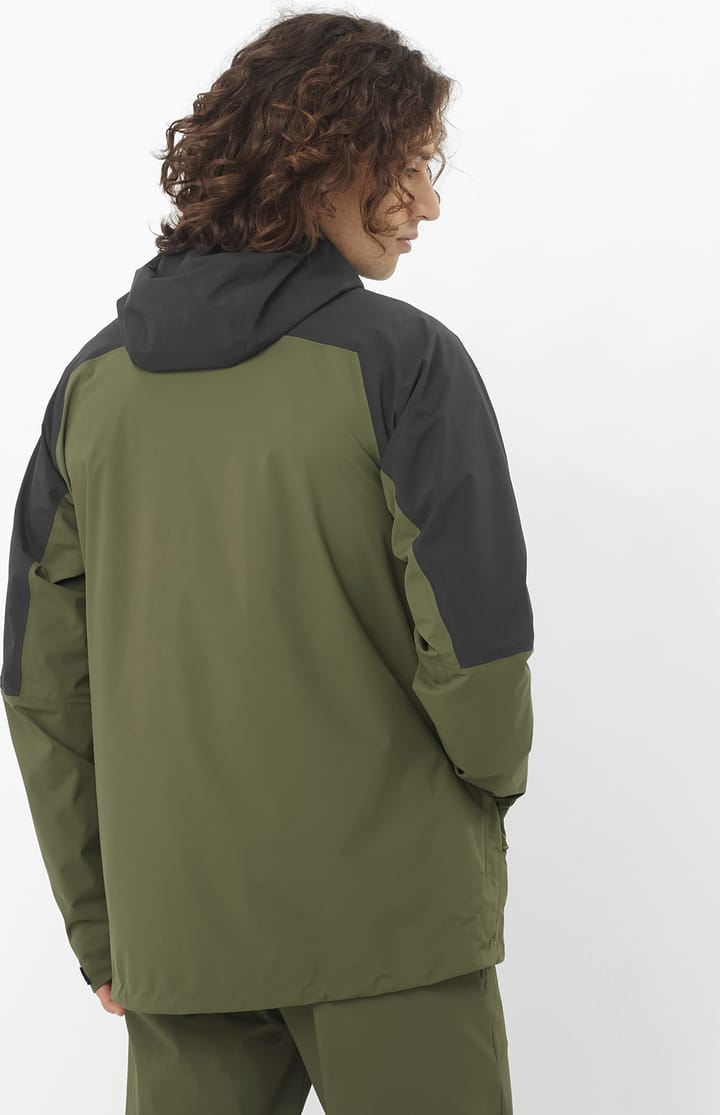 Salomon Outerpath 2.5l Wp Jkt M Deep Black/grape Leaf/ Salomon
