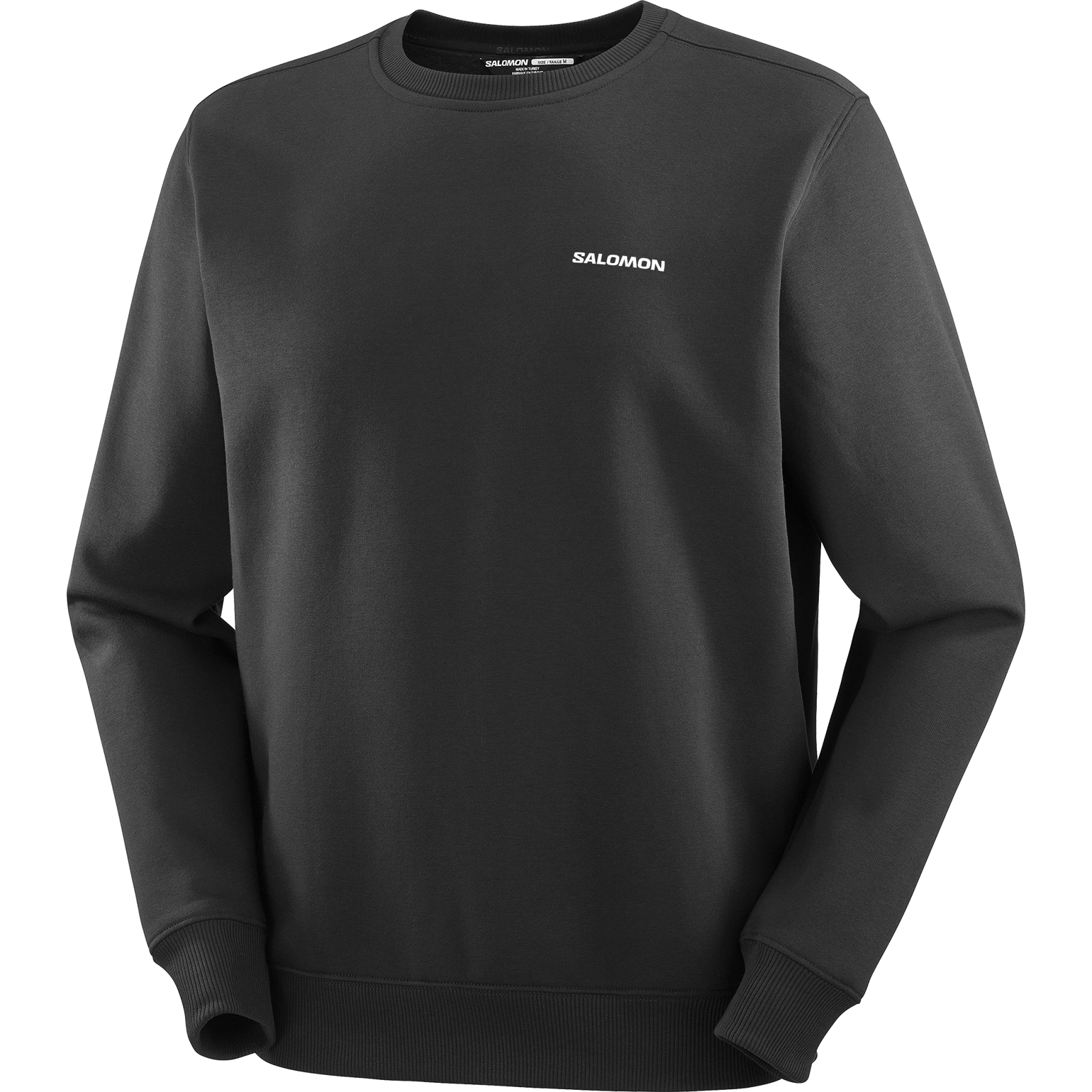 Salomon Men's Salomon Logo Crewneck Deep Black