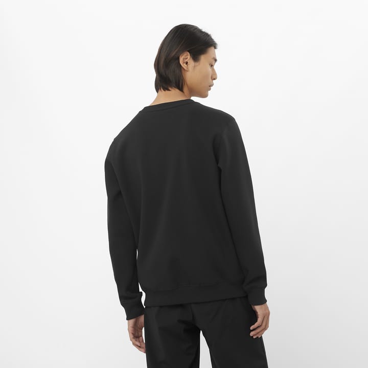 Salomon Men's Salomon Logo Crewneck Deep Black Salomon Salomon Men's Salomon Logo Crewneck Deep Black Salomon