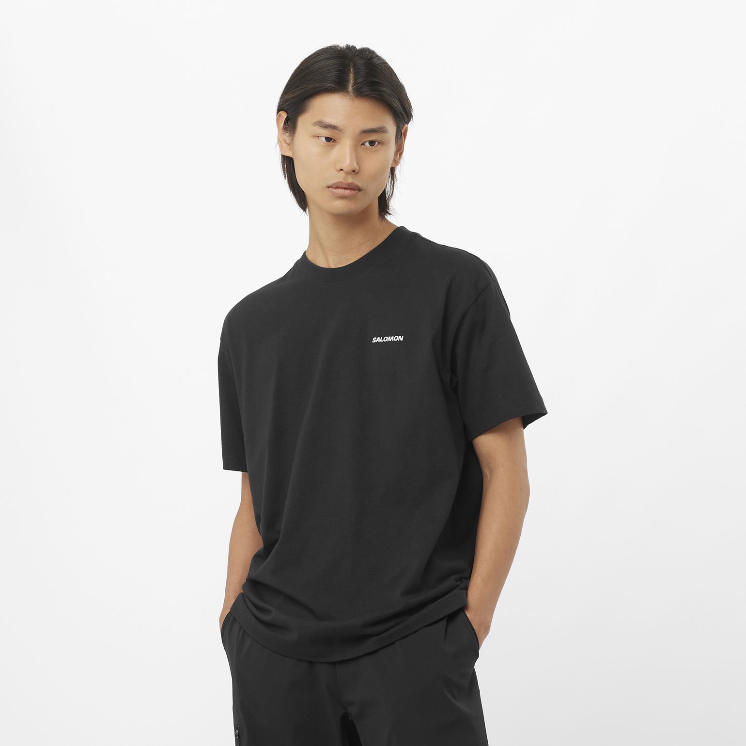 Salomon Men's Salomon RX Logo Tee Deep Black