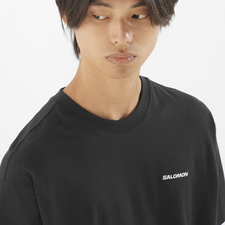 Salomon Men's Salomon RX Logo Tee Deep Black Salomon Salomon Men's Salomon RX Logo Tee Deep Black Salomon