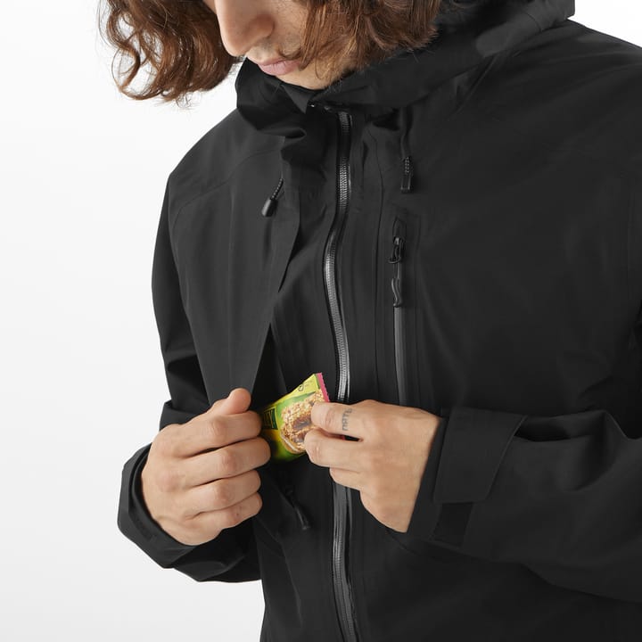 Salomon Men's Outline 3L GORE-TEX Jacket Deep Black Salomon Salomon Men's Outline 3L GORE-TEX Jacket Deep Black Salomon