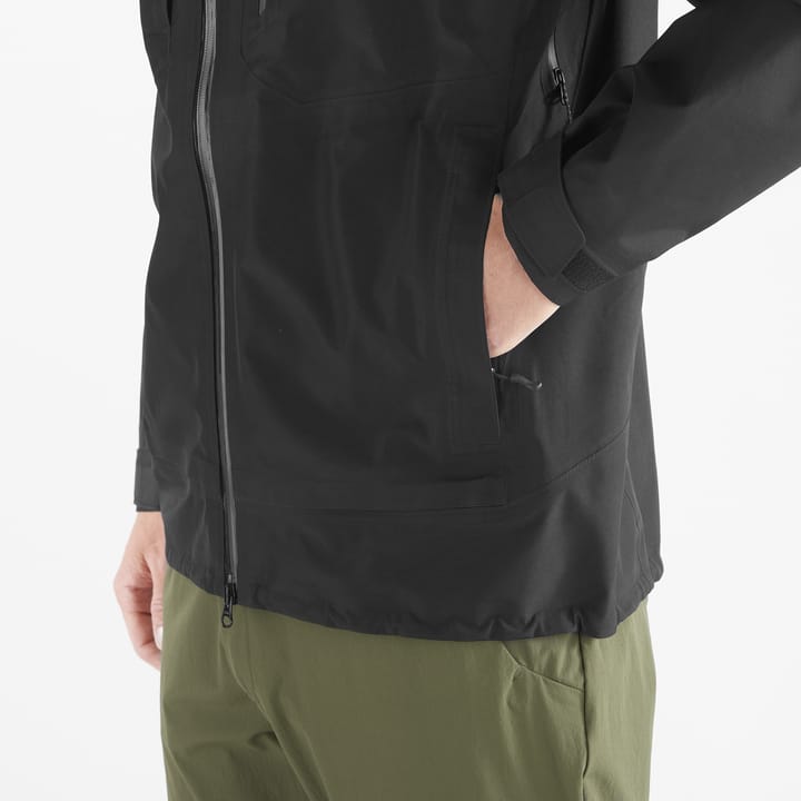 Salomon Men's Outline 3L GORE-TEX Jacket Deep Black Salomon Salomon Men's Outline 3L GORE-TEX Jacket Deep Black Salomon