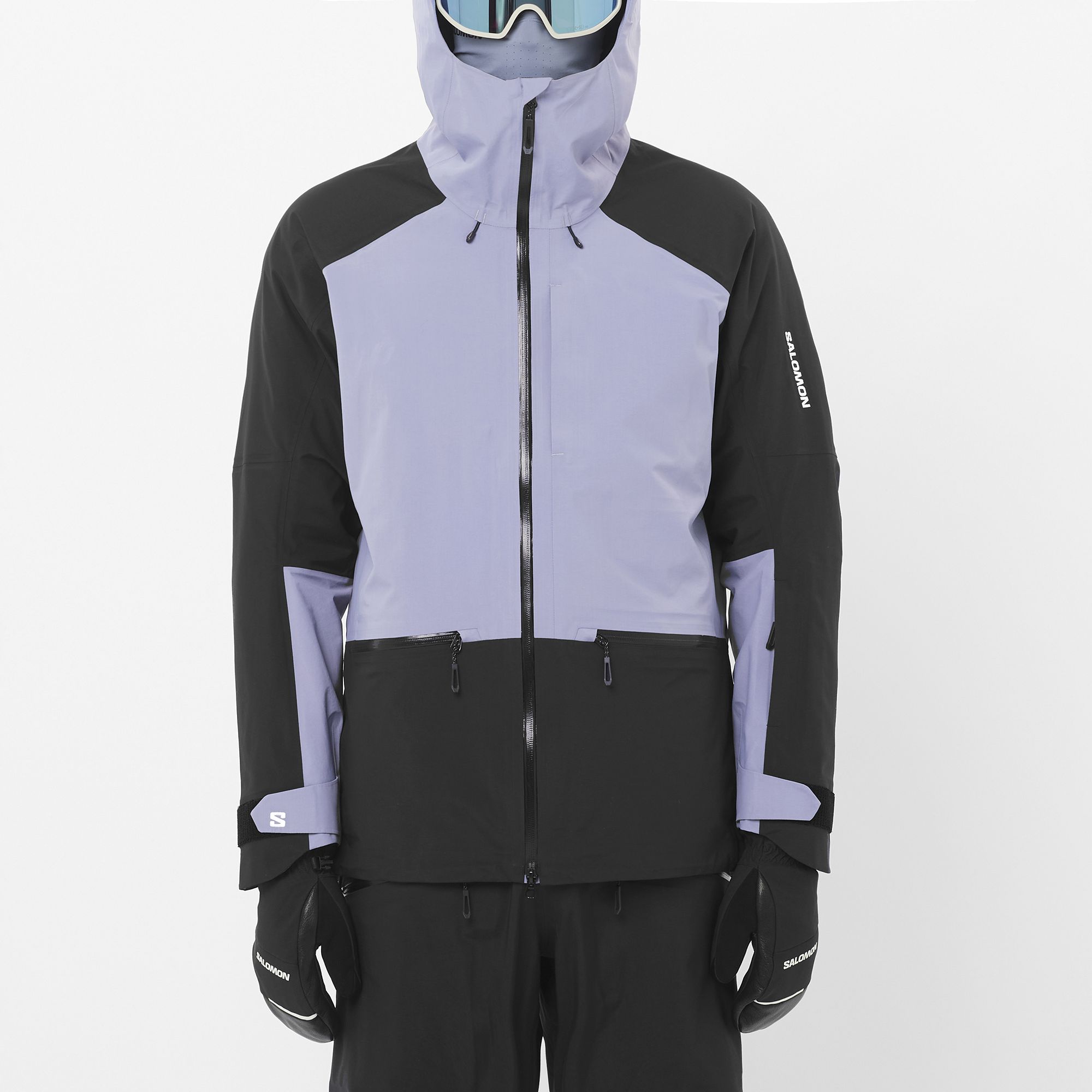 スキー SALOMON GTX 3L SKI JACKET xxl Salomon Men's Absolute 3L Jacket Blue Granite/Deep Black | Buy