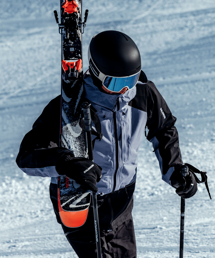 Salomon Men's Absolute 3L Jacket Blue Granite/Deep Black Salomon Salomon Men's Absolute 3L Jacket Blue Granite/Deep Black Salomon