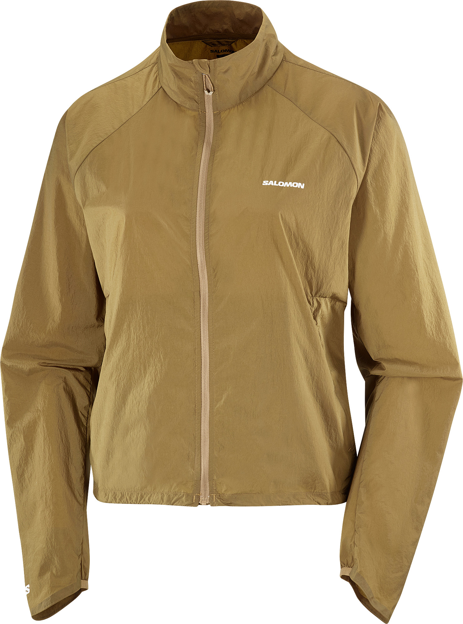 Salomon Women's SHAKEout FLY Jacket Brilliant Olive Treningsjakker XL