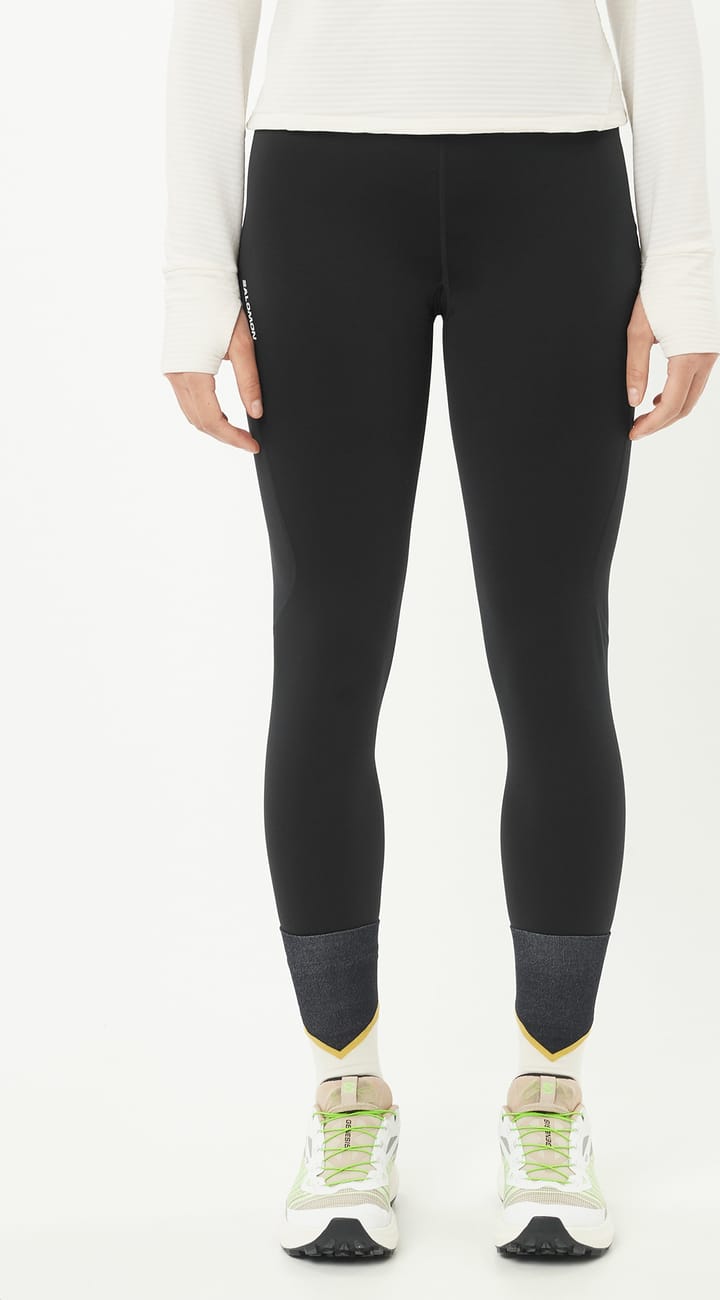 Salomon Women's SHKout Core Warm Tights Deep Black Salomon