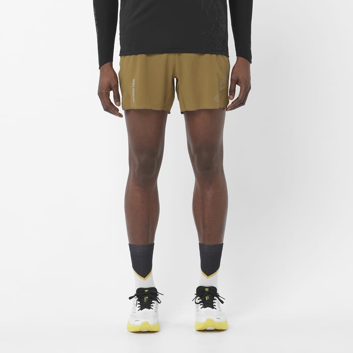 Salomon Men's Sense Aero 5'' Shorts Brilliant Olive Salomon