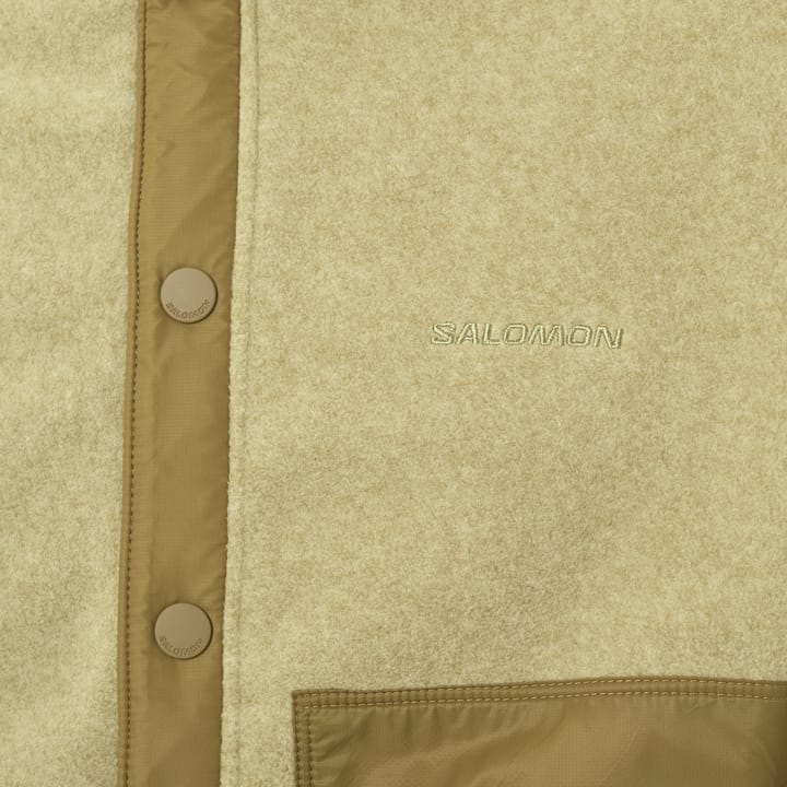 Salomon Women's Chroma Fleece Cardigan Gray Green Salomon