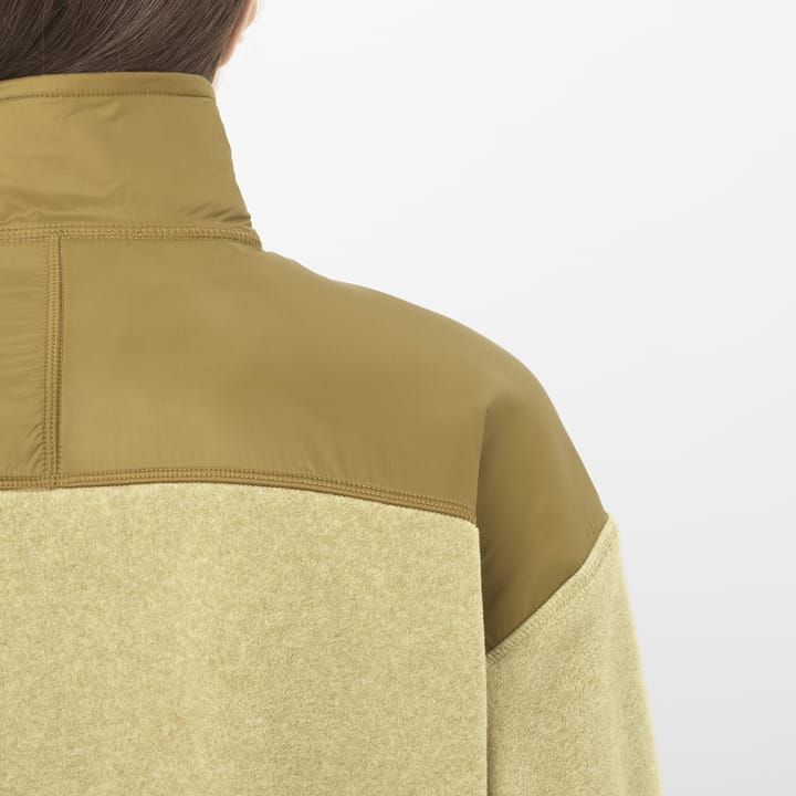 Salomon Women's Chroma Fleece Cardigan Gray Green Salomon Salomon Women's Chroma Fleece Cardigan Gray Green Salomon