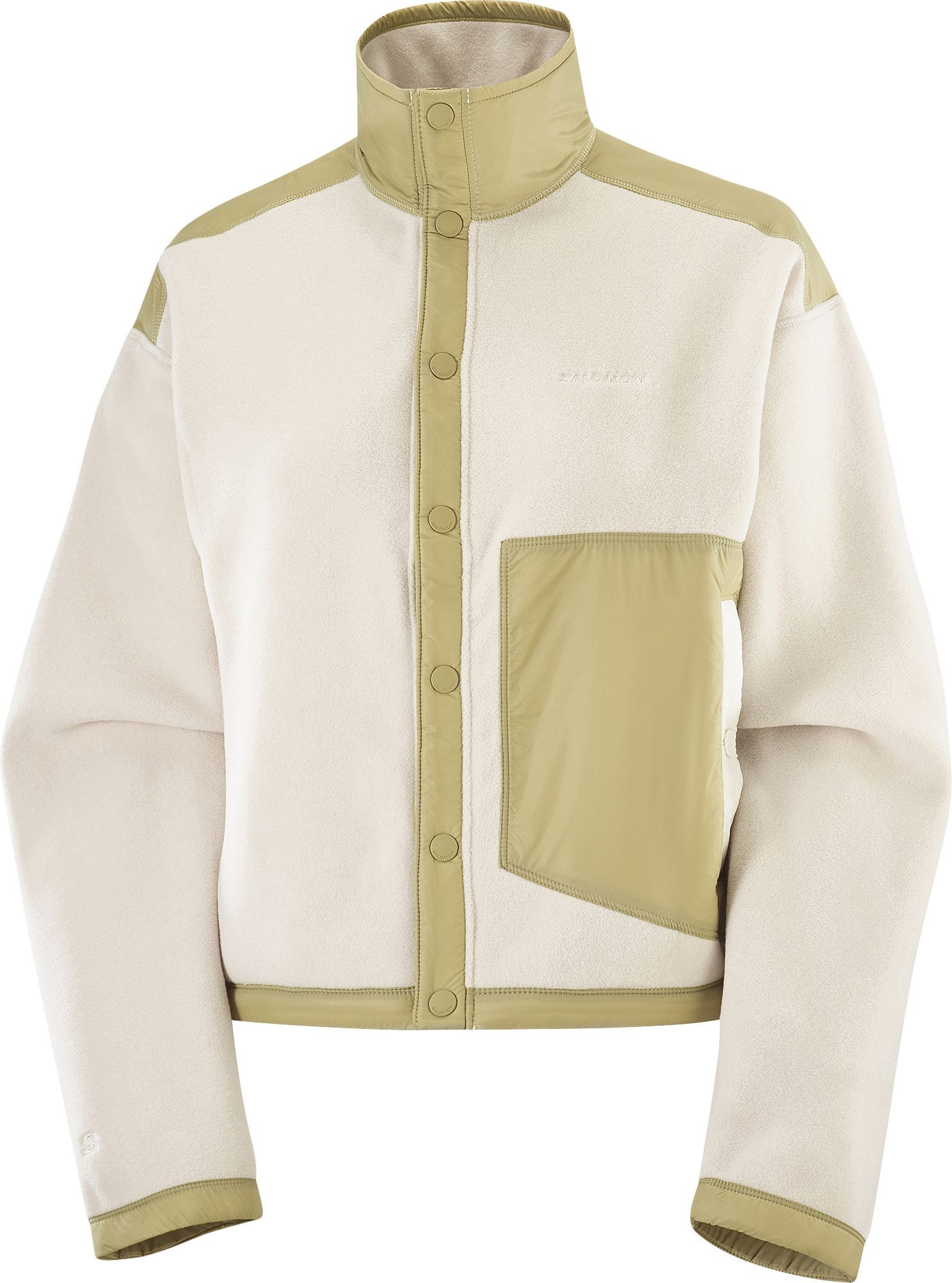 Salomon Women's Chroma Fleece Cardigan Whisper White