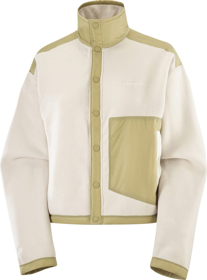 Salomon Women's Chroma Fleece Cardigan Whisper White Salomon