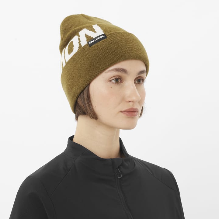 Salomon Hermitage Beanie Brilliant Olive Salomon