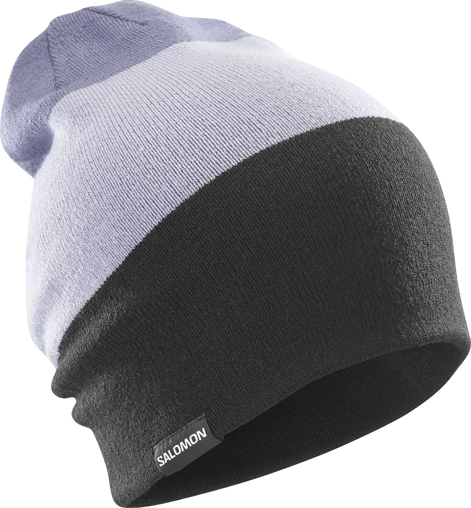 Salomon Flatspin Reversible Beanie Deep Black / Cosmic Sky / Blue Granite