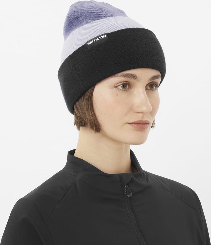 Salomon Flatspin Reversible Beanie Deep Black / Cosmic Sky / Blue Granite Salomon