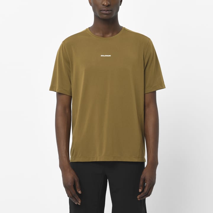 Salomon Men's Shkout Core Short Sleeve Tee Brilliant Olive Salomon