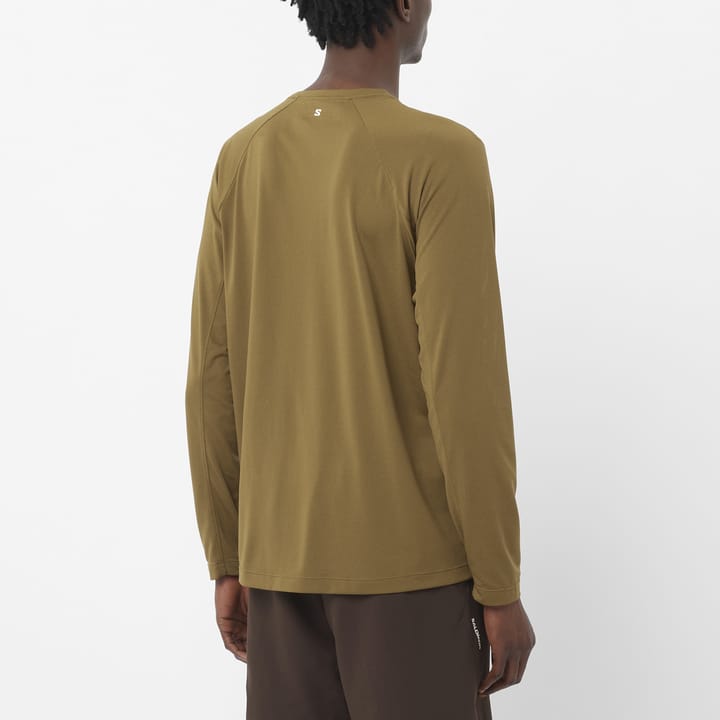 Salomon Men's Shkout Core Long Sleeve Tee Brilliant Olive Salomon