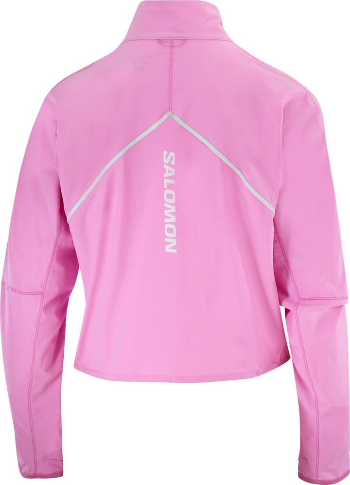 Salomon Sense Aero Hybrid Crop Pullover W Cyclamen Salomon Salomon Sense Aero Hybrid Crop Pullover W Cyclamen Salomon