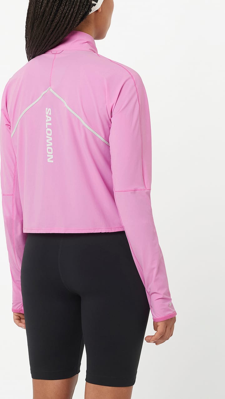Salomon Sense Aero Hybrid Crop Pullover W Cyclamen Salomon