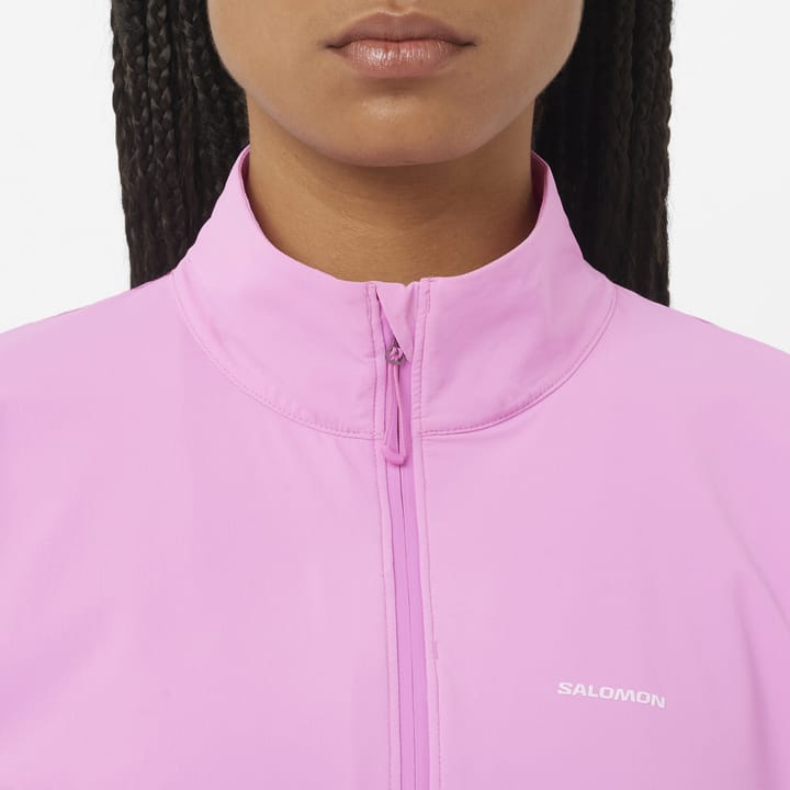 Salomon Sense Aero Hybrid Crop Pullover W Cyclamen Salomon